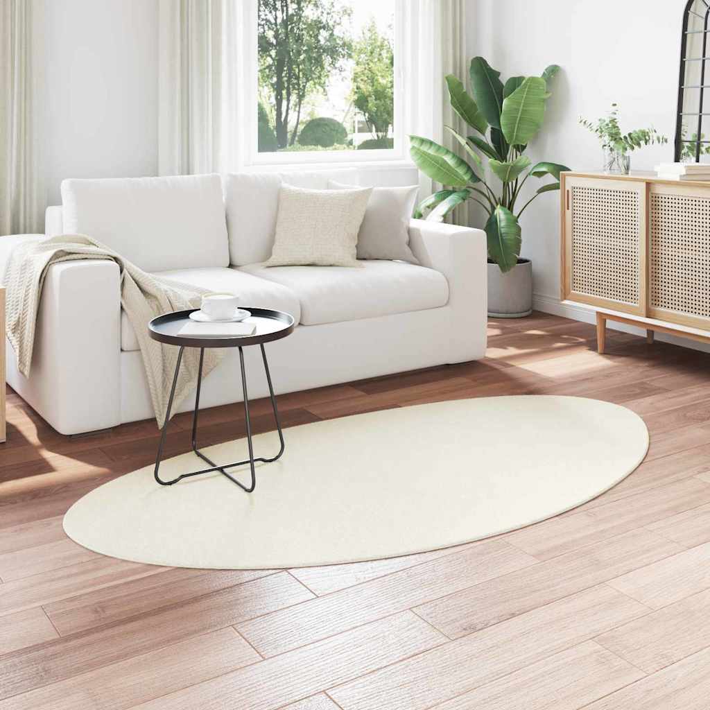 vidaXL Area Rugs HUARTE Cream 80 x 150 cm Polyester