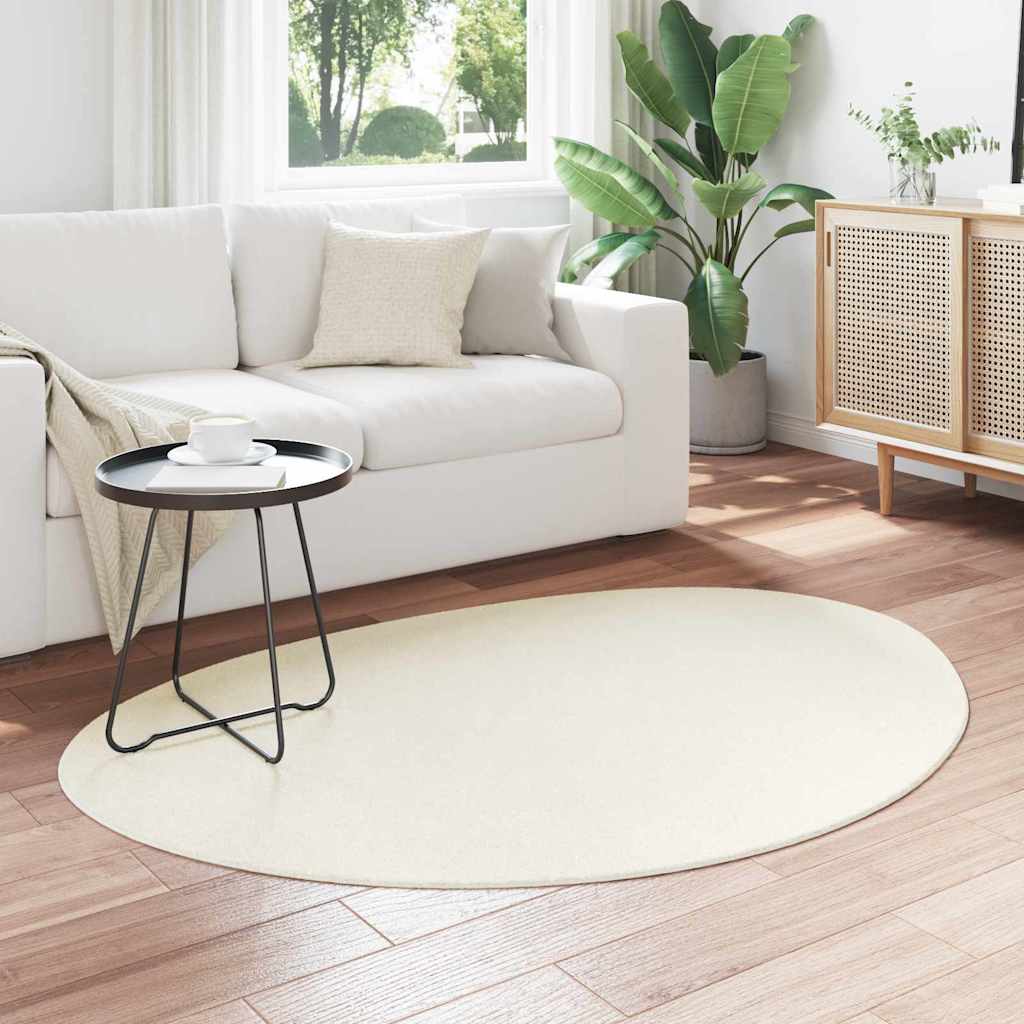vidaXL Area Rugs HUARTE Cream 100 x 200 cm Polyester