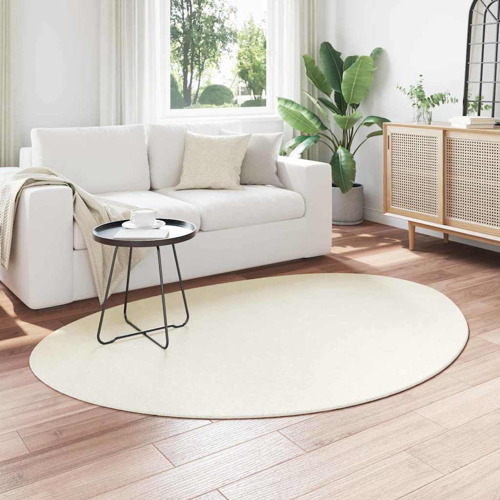 vidaXL Carpet HUARTE Cream 120 x 170 cm Polyester