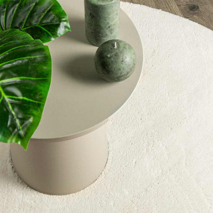 vidaXL Area Rugs HUARTE Cream 140 x 200 cm Polyester