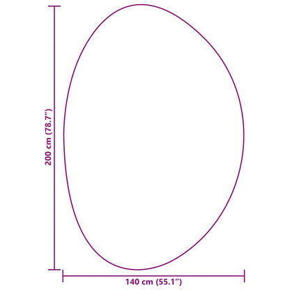 vidaXL Area Rugs HUARTE Cream 140 x 200 cm Polyester