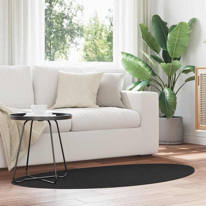 vidaXL Carpet HUARTE Black 80 x 150 cm Polyester