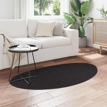 vidaXL Carpet HUARTE Black 80 x 150 cm Polyester