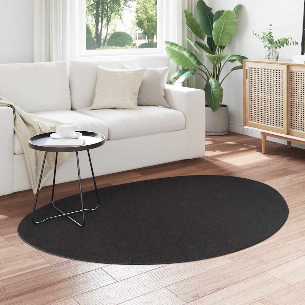 vidaXL Area Rugs HUARTE Black 120 x 170 cm Polyester