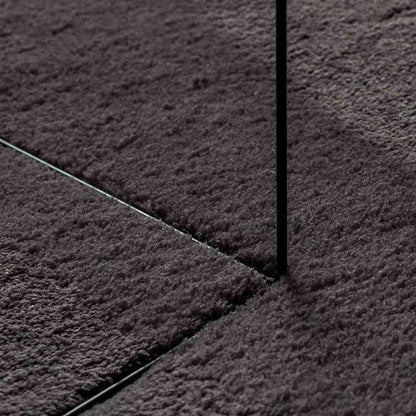 vidaXL Carpet HUARTE Anthracite 80 x 150 cm Polyester
