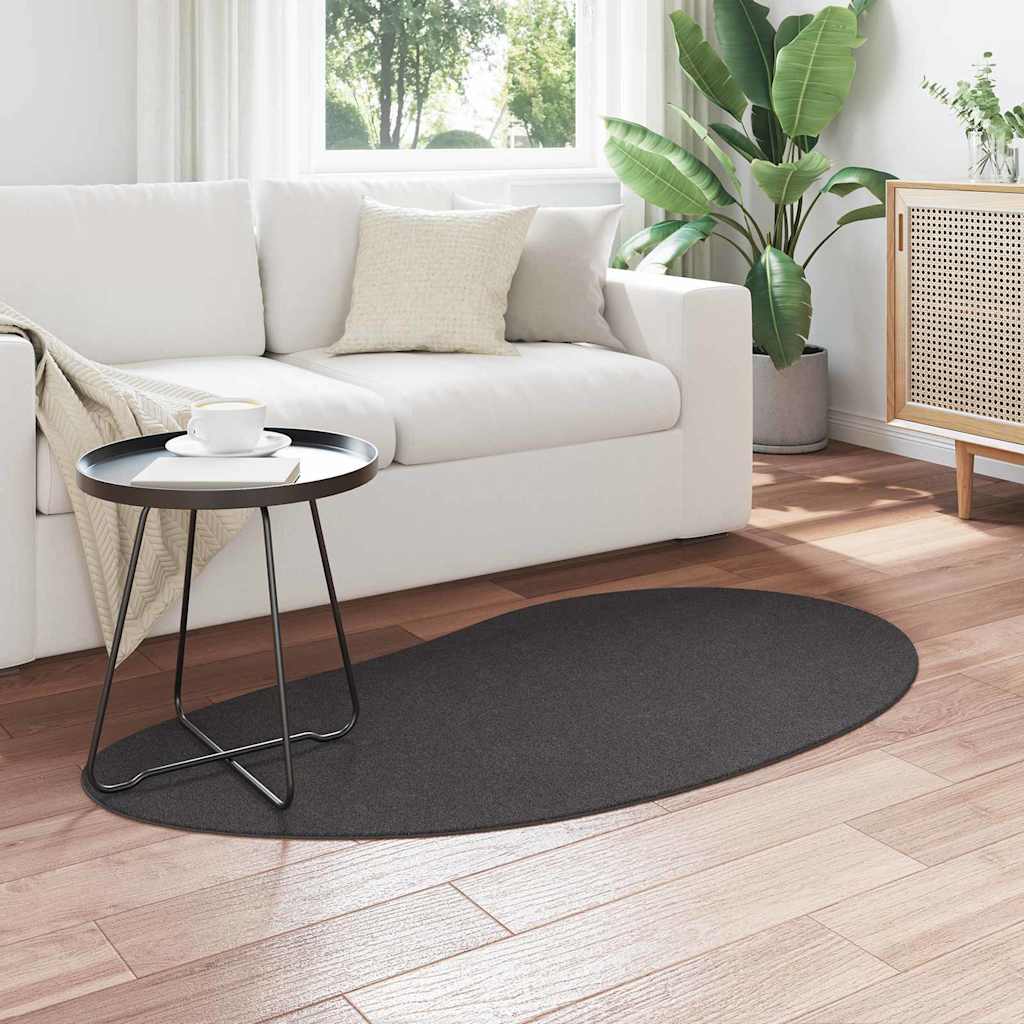 vidaXL Carpet HUARTE Anthracite 80 x 150 cm Polyester
