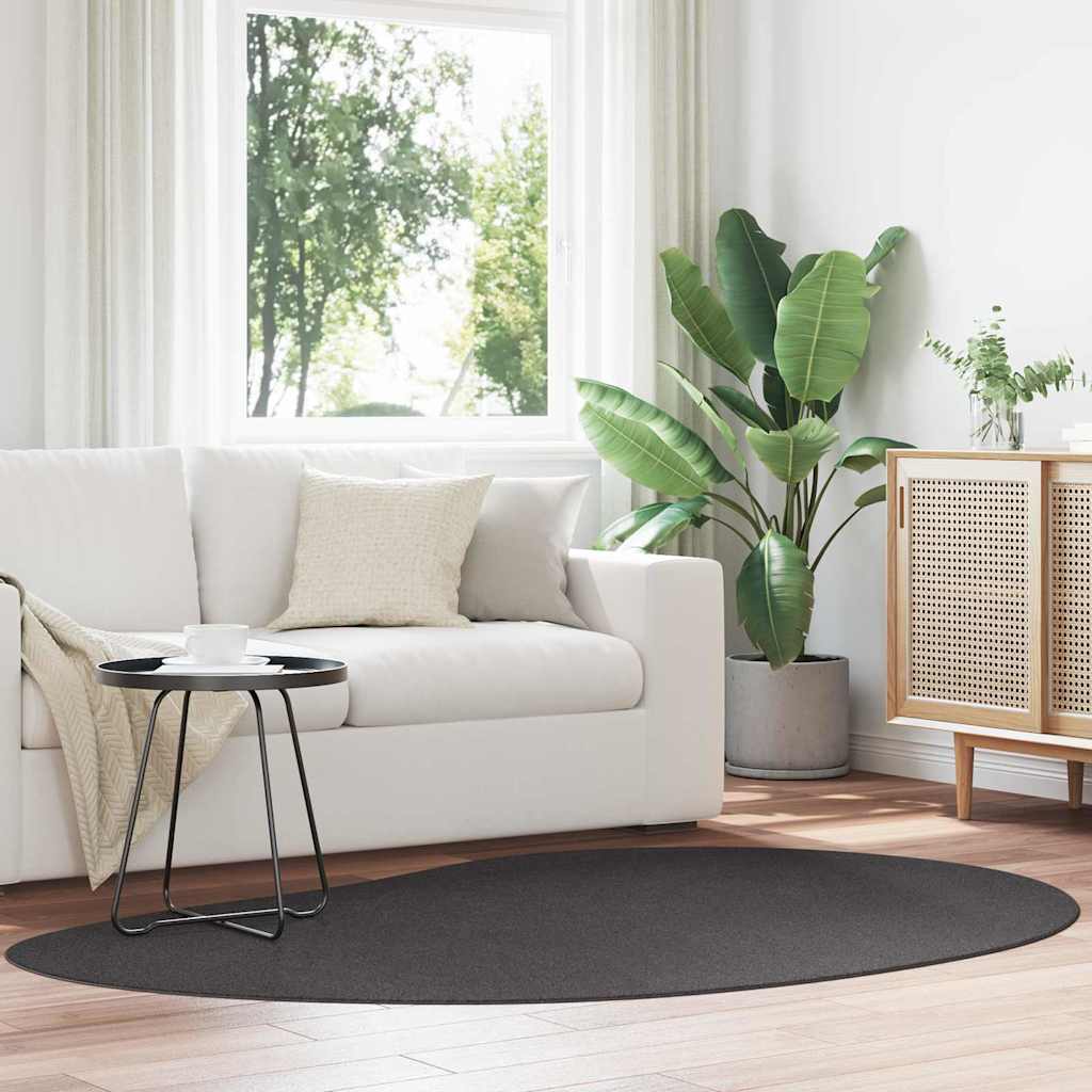 vidaXL Area Rugs HUARTE Anthracite 140 x 200 cm Polyester