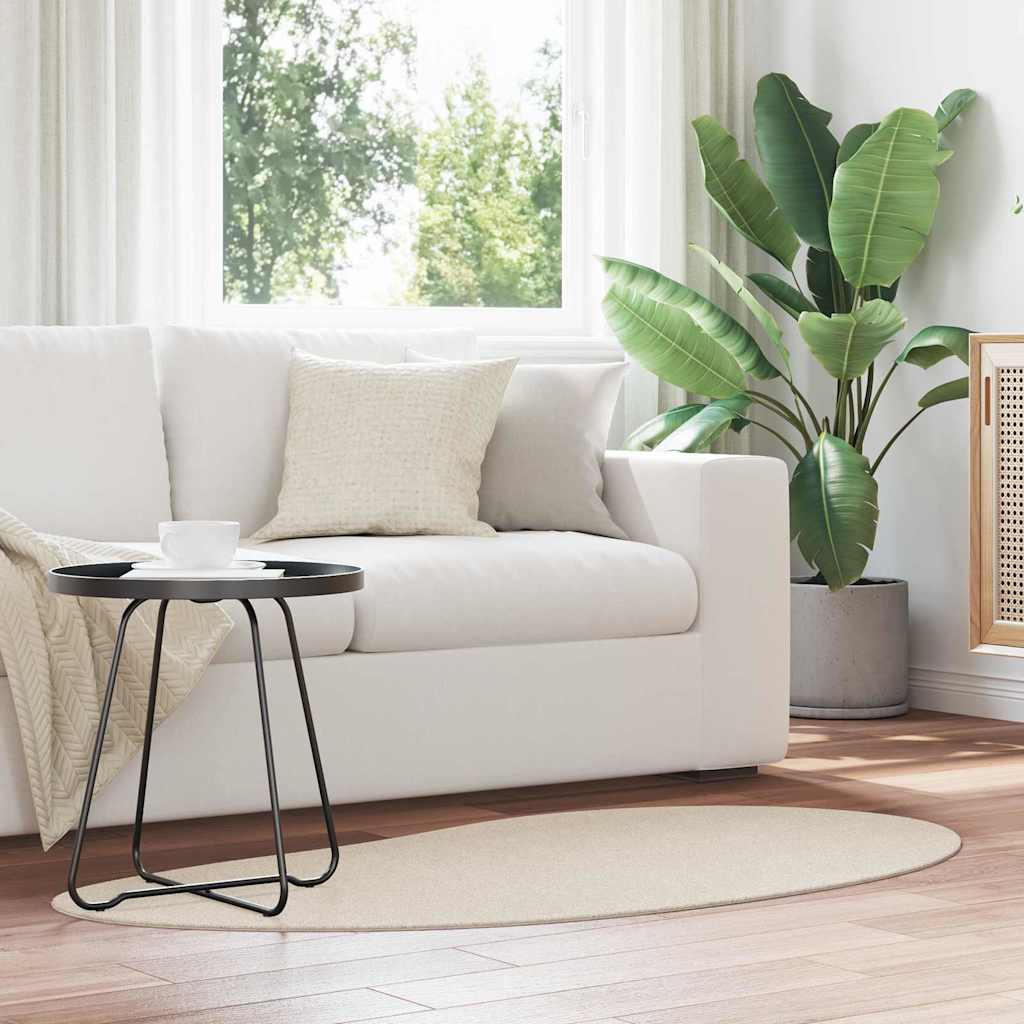 vidaXL Carpet HUARTE Beige 80 x 150 cm Polyester