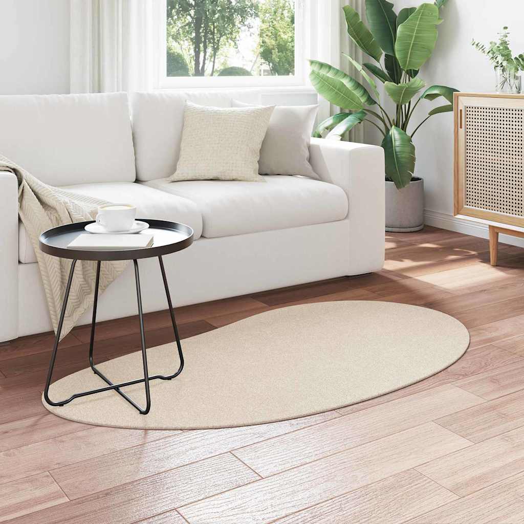 vidaXL Carpet HUARTE Beige 80 x 150 cm Polyester