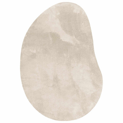 vidaXL Area Rugs HUARTE Beige 140 x 200 cm Polyester