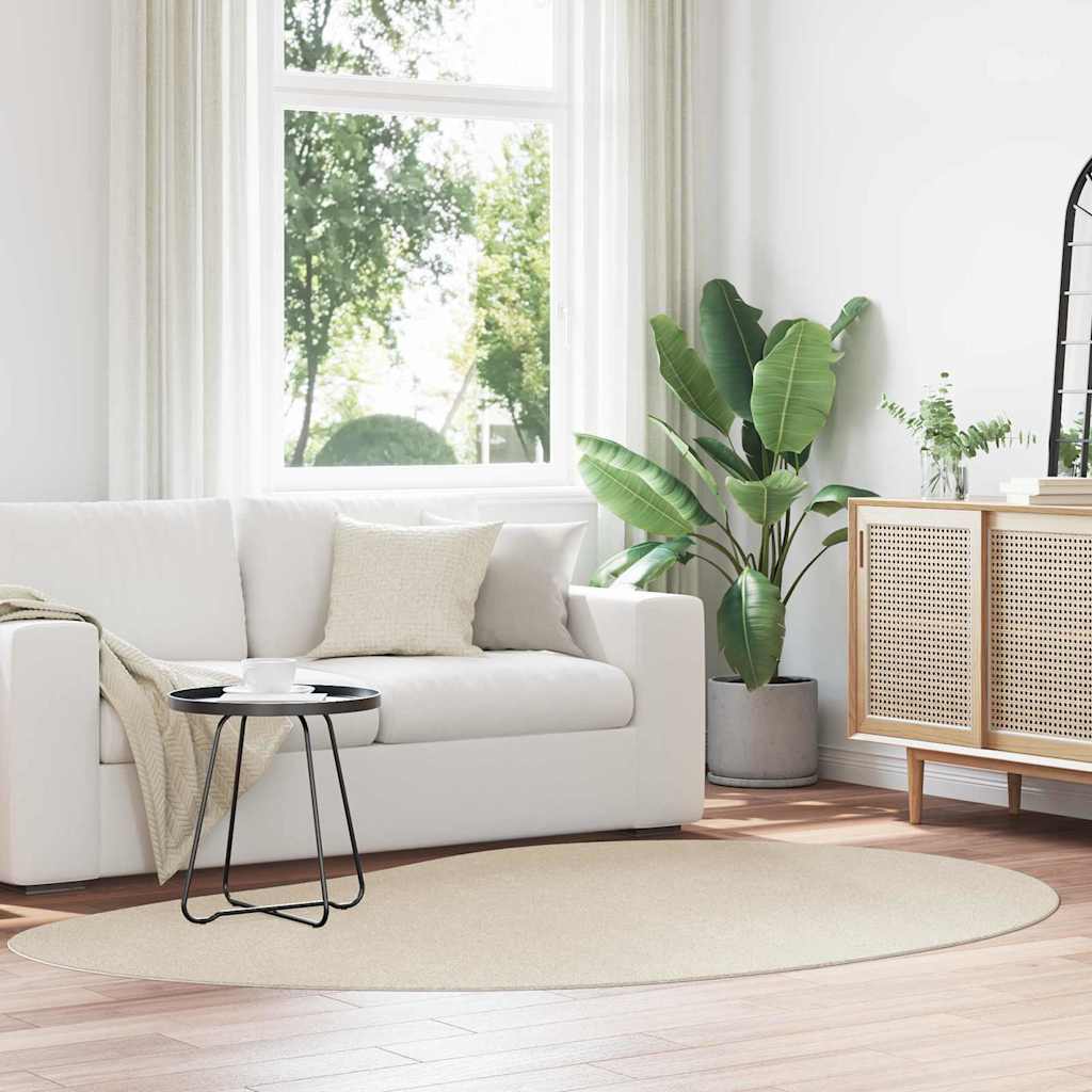 vidaXL Carpet HUARTE Beige 160 x 230 cm Polyester