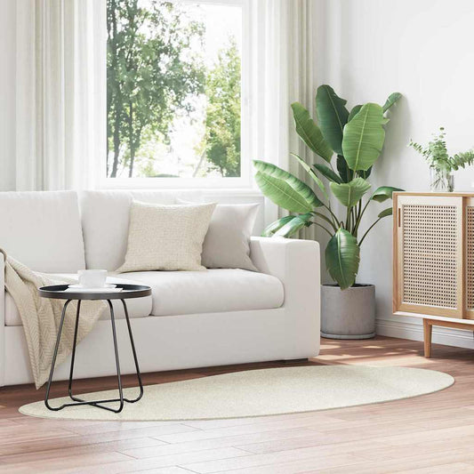 vidaXL Area Rugs HUARTE Cream 100 x 200 cm Polyester