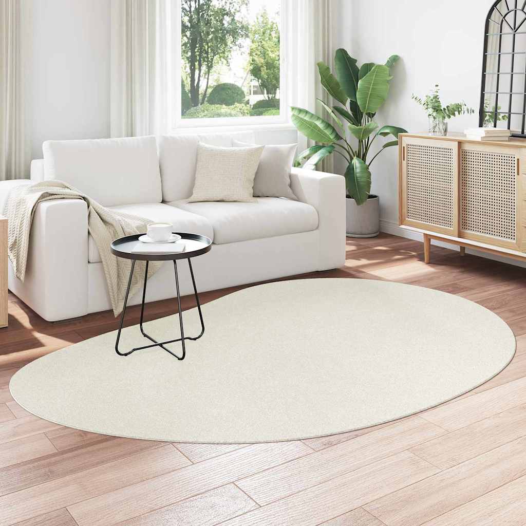 vidaXL Carpet HUARTE Cream 160 x 230 cm Polyester