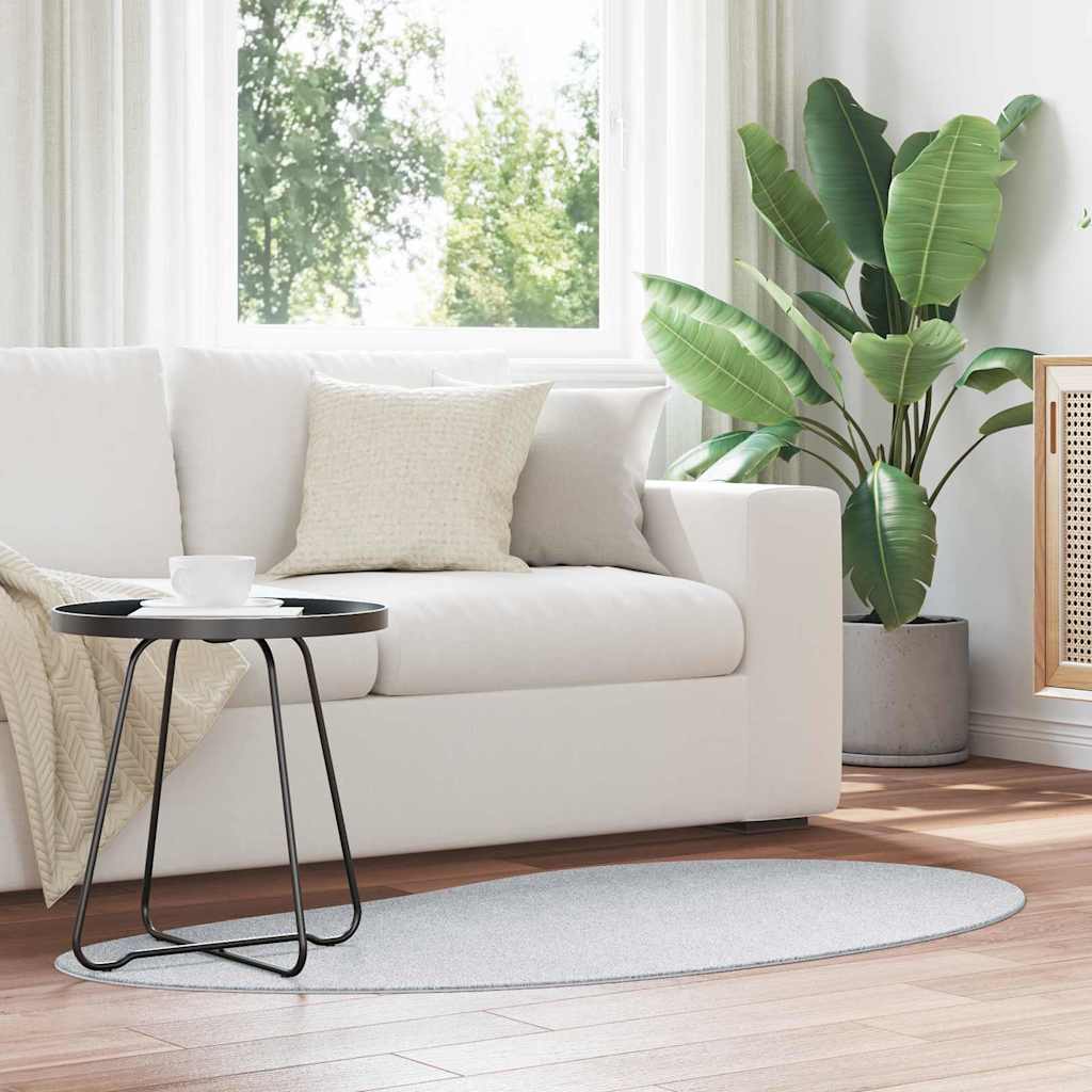 vidaXL Carpet HUARTE Grey 80 x 150 cm Polyester