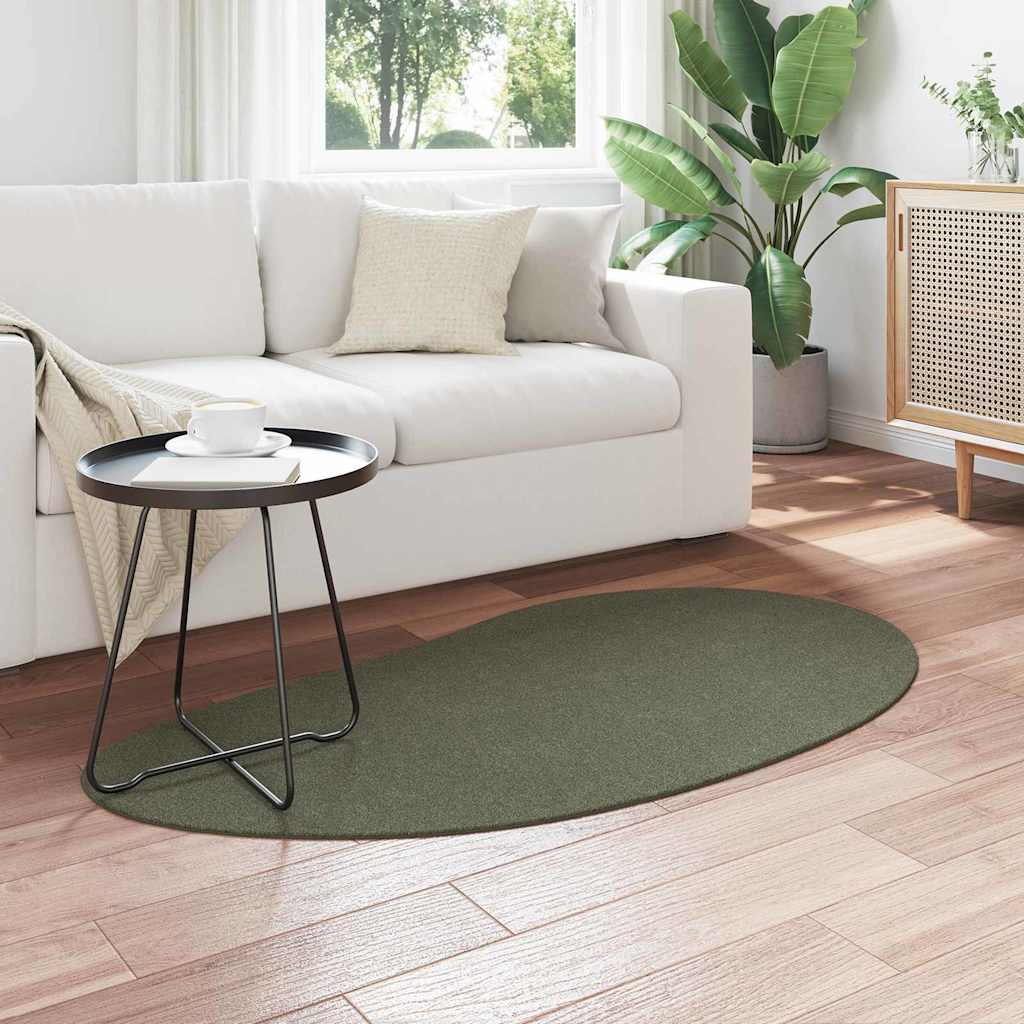 vidaXL Carpet HUARTE Forest green 80 x 150 cm Polyester