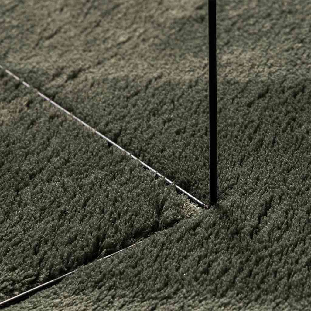 vidaXL Area Rugs HUARTE Forest green 100 x 200 cm Polyester