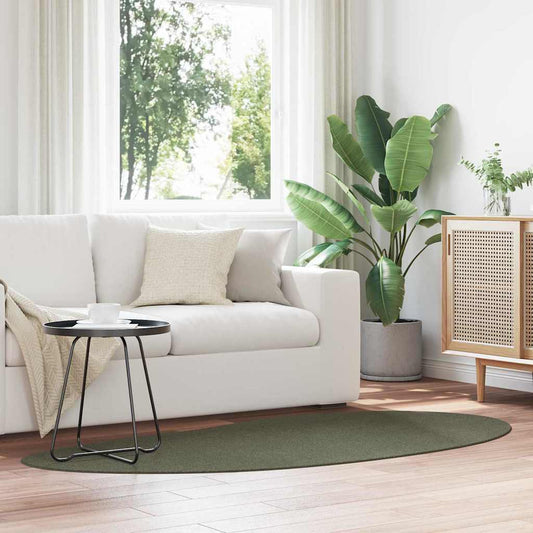 vidaXL Carpet HUARTE Forest green 100 x 200 cm Polyester