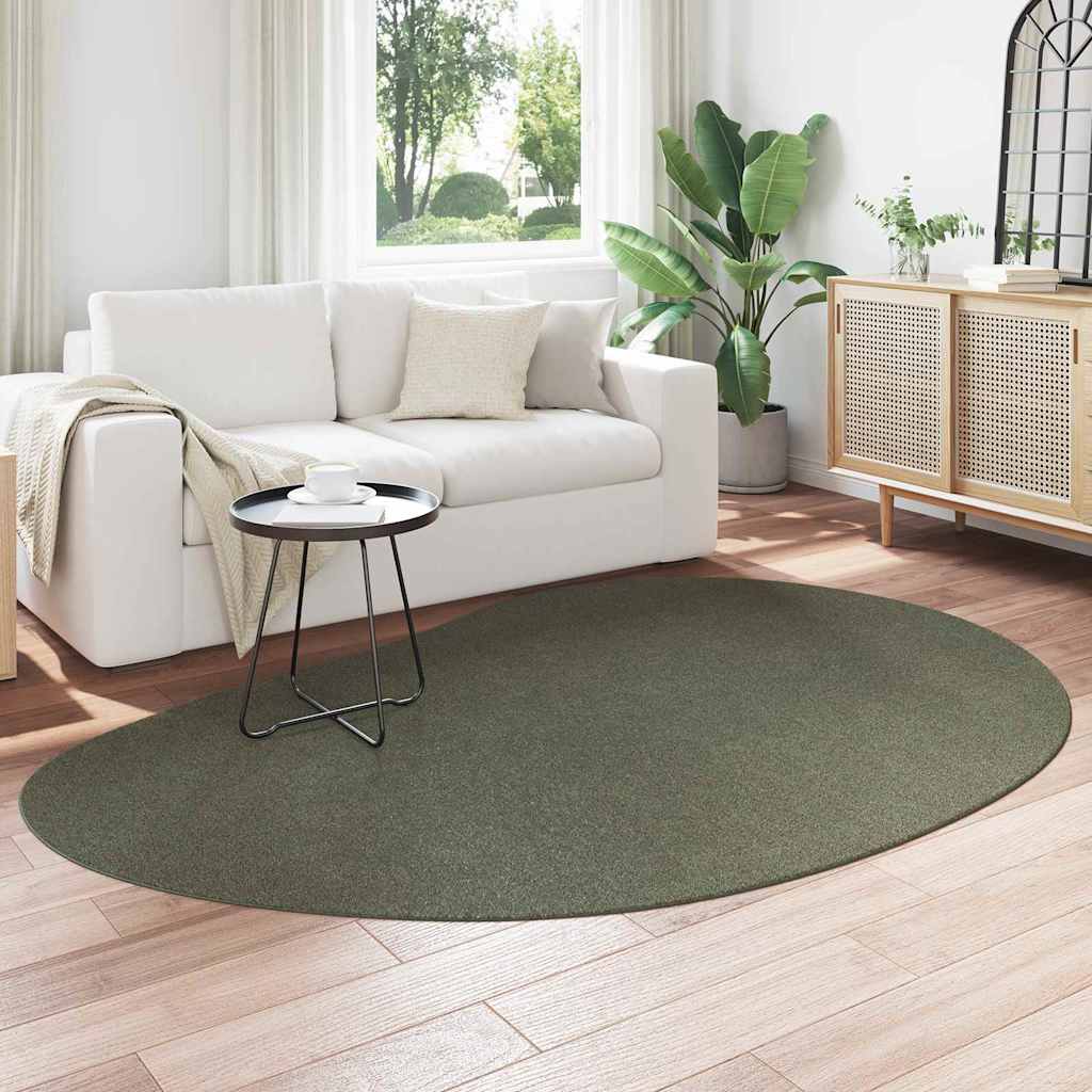 vidaXL Carpet HUARTE Forest green 160 x 230 cm Polyester