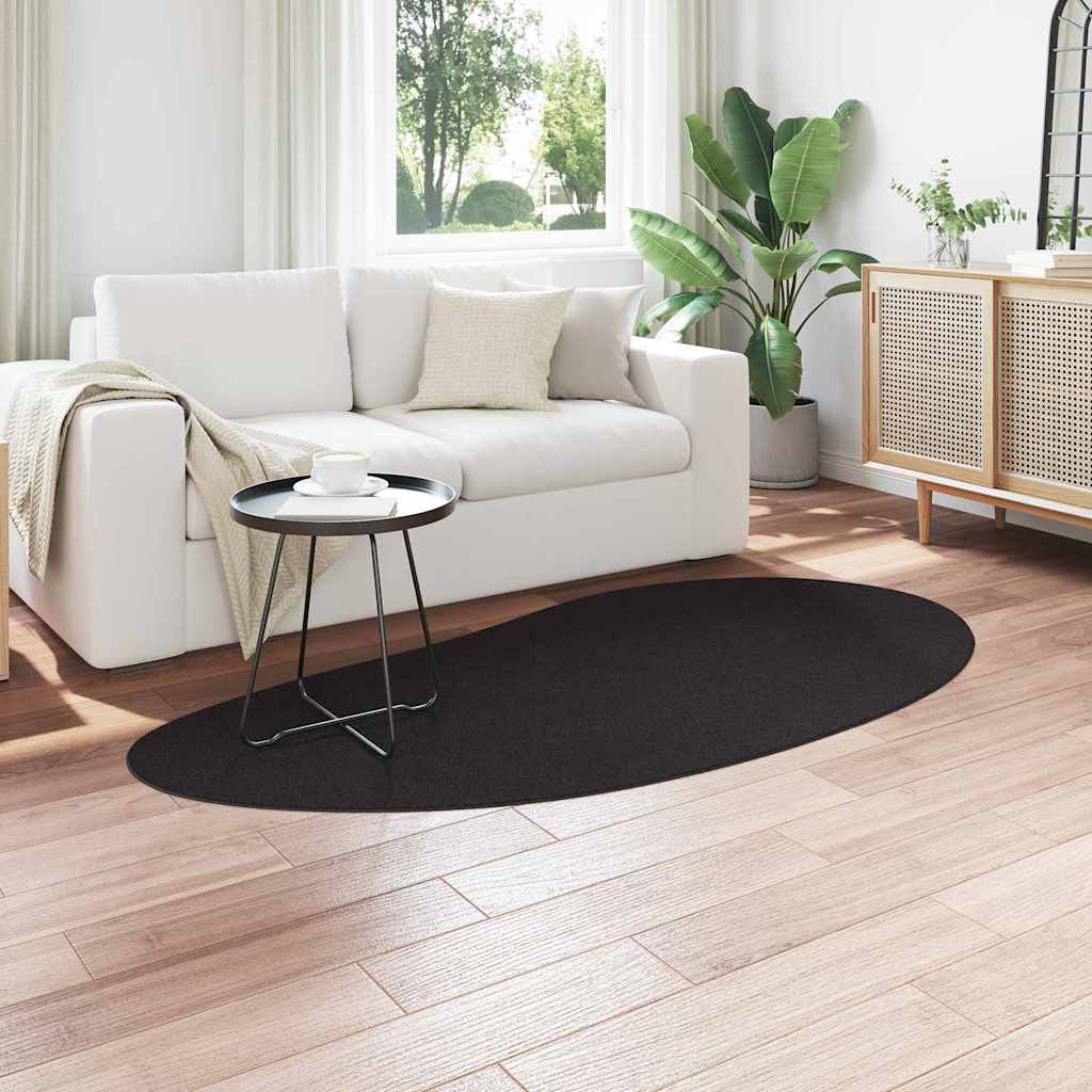 vidaXL Area Rugs HUARTE Black 100 x 200 cm Polyester