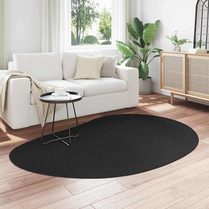 vidaXL Area Rugs HUARTE Black 140 x 200 cm Polyester
