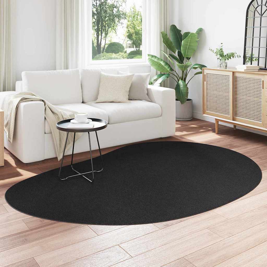 vidaXL Area Rugs HUARTE Black 160 x 230 cm Polyester
