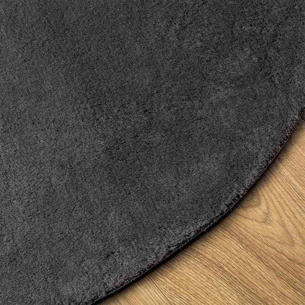 vidaXL Carpet HUARTE Anthracite 160 x 230 cm Polyester