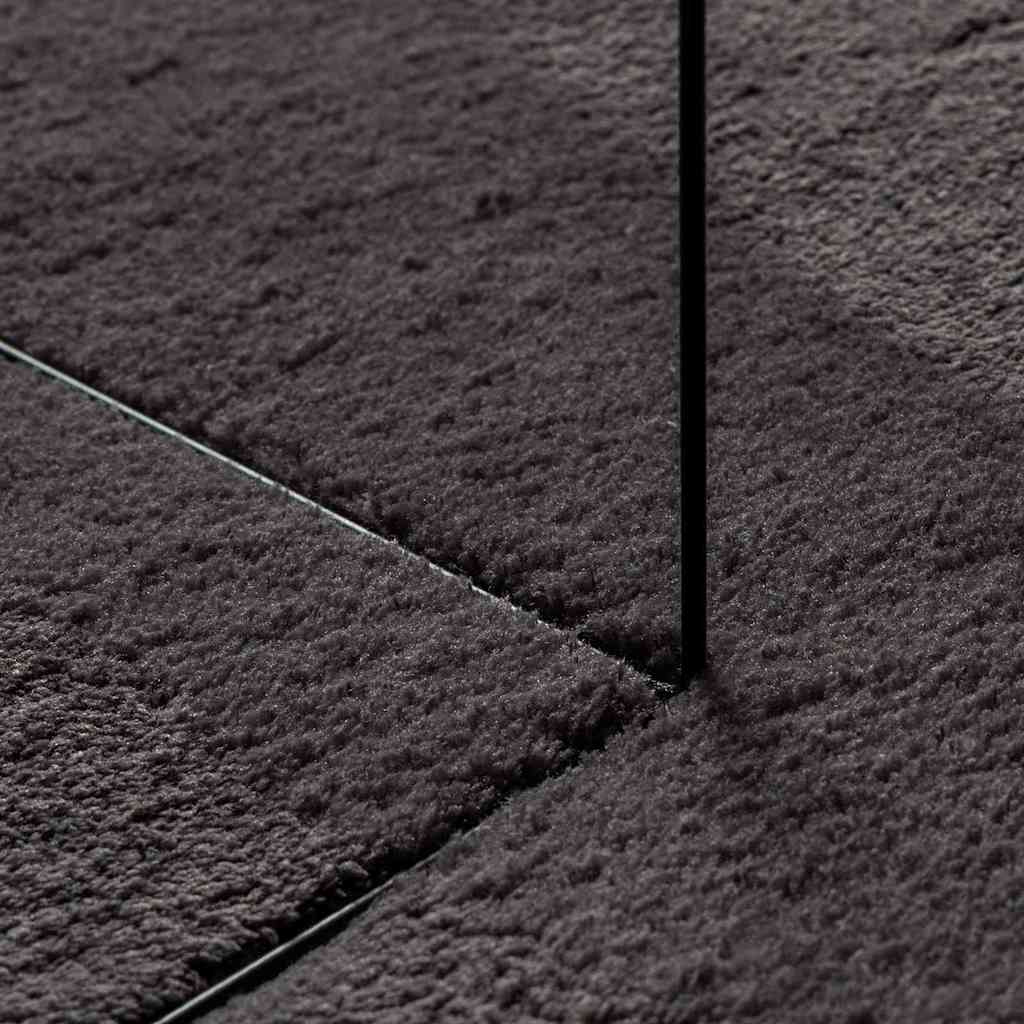 vidaXL Carpet HUARTE Anthracite 160 x 230 cm Polyester