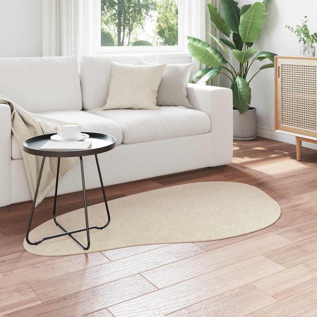 vidaXL Area Rugs HUARTE Beige 80 x 150 cm Polyester