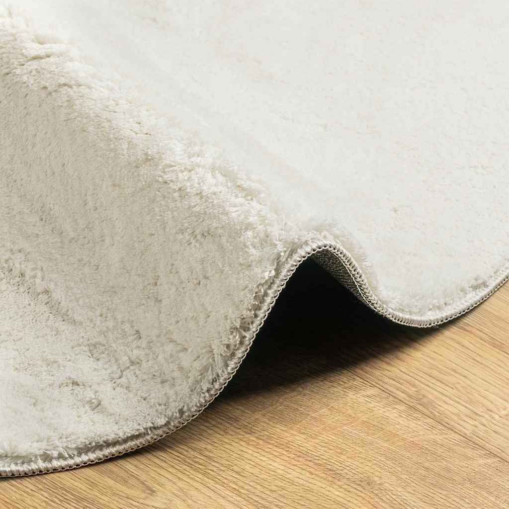 vidaXL Carpet HUARTE Cream 160 x 230 cm Polyester