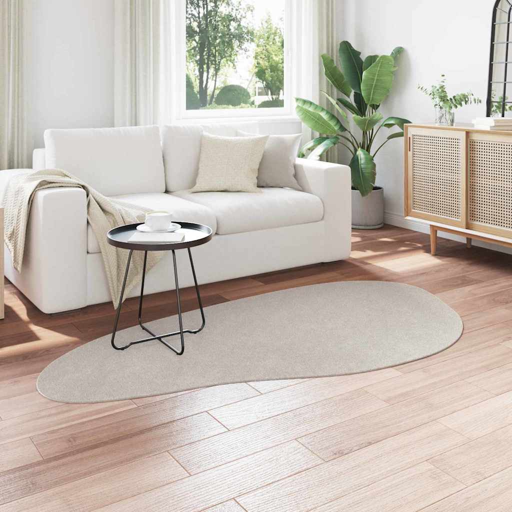 vidaXL Area Rugs HUARTE Sand 100 x 200 cm Polyester