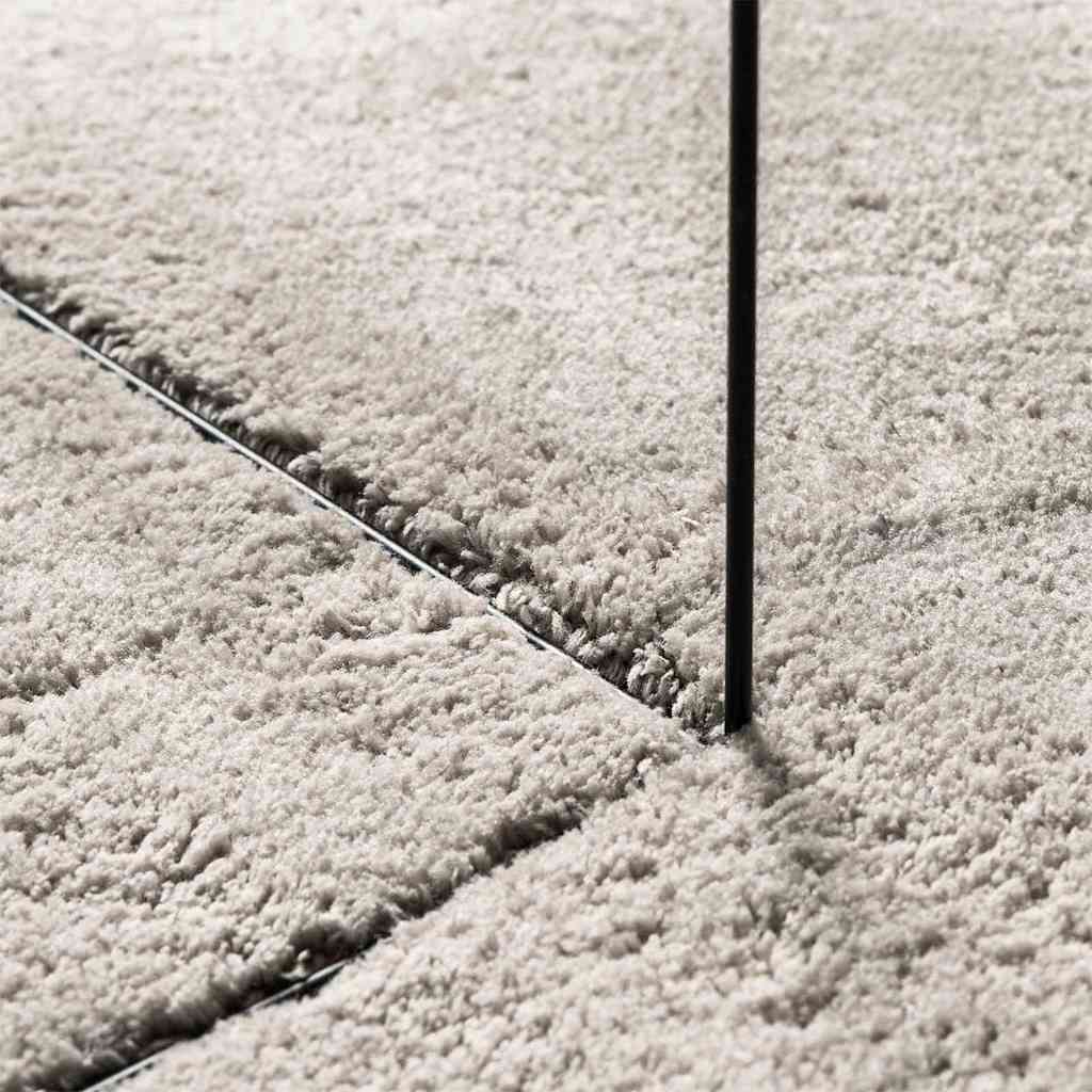 vidaXL Carpet HUARTE Sand 160 x 230 cm Polyester
