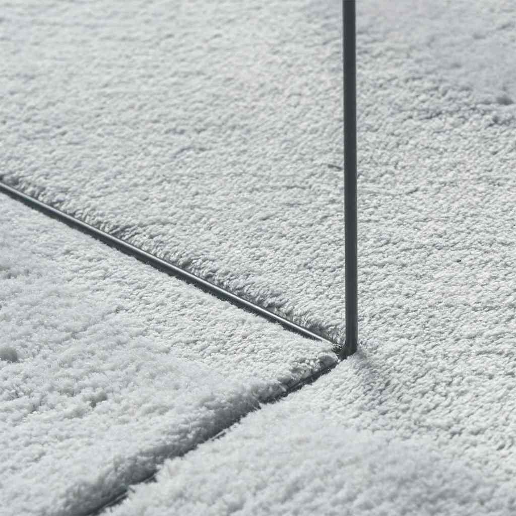 vidaXL Carpet HUARTE Grey 80 x 150 cm Polyester
