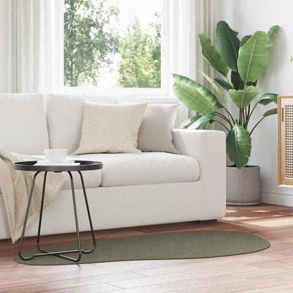 vidaXL Carpet HUARTE Forest green 80 x 150 cm Polyester