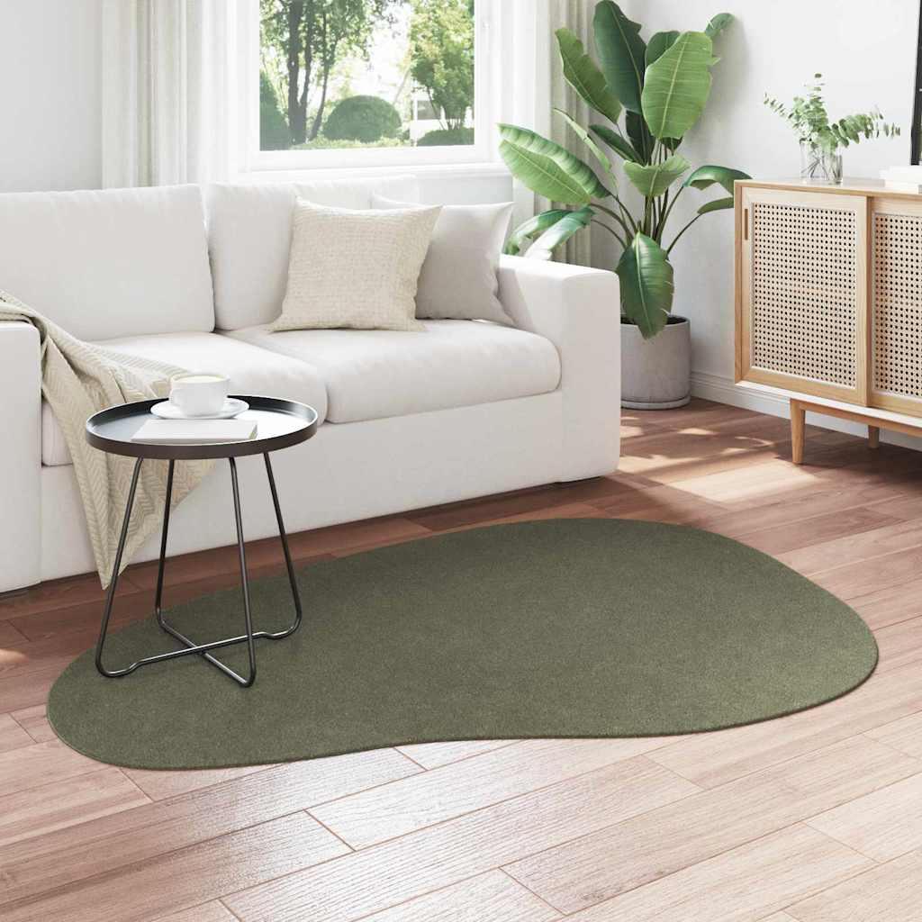 vidaXL Carpet HUARTE Forest green 120 x 170 cm Polyester