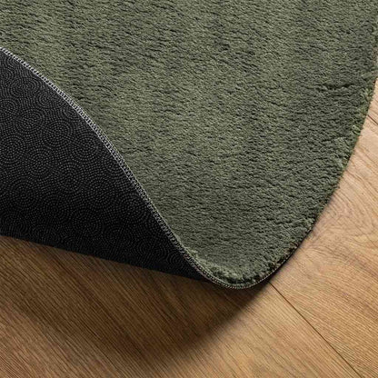 vidaXL Carpet HUARTE Forest green 140 x 200 cm Polyester