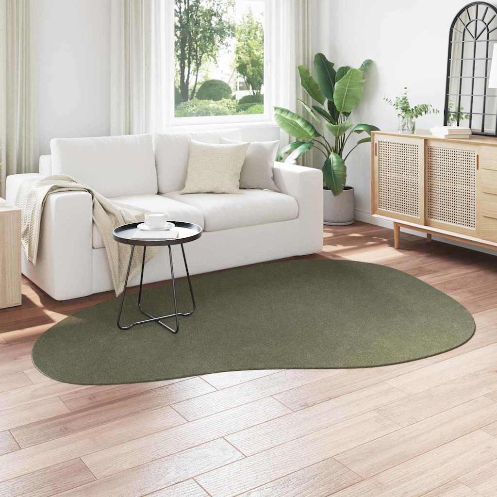 vidaXL Carpet HUARTE Forest green 160 x 230 cm Polyester