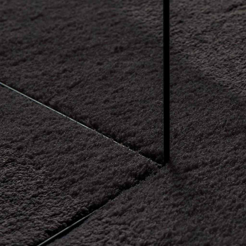 vidaXL Carpet HUARTE Black 80 x 150 cm Polyester