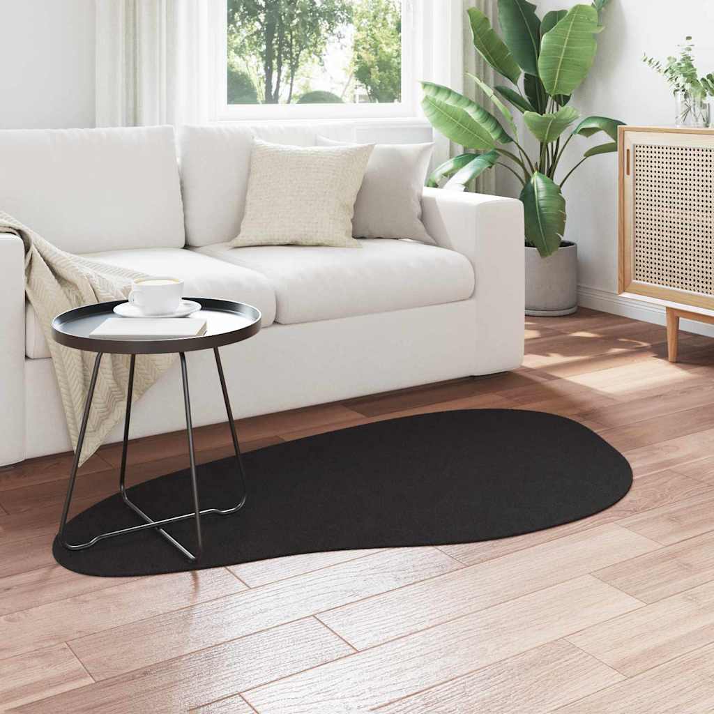 vidaXL Carpet HUARTE Black 80 x 150 cm Polyester