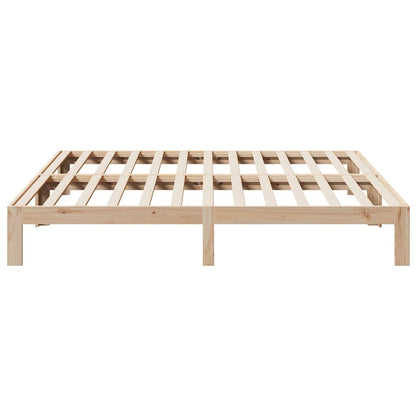 vidaXL Bed Frame without Mattress 160x200 cm Solid Wood Pine