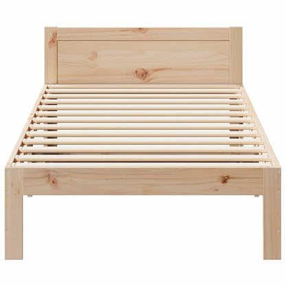 vidaXL Bed Frame without Mattress 90x200 cm Solid Wood Pine