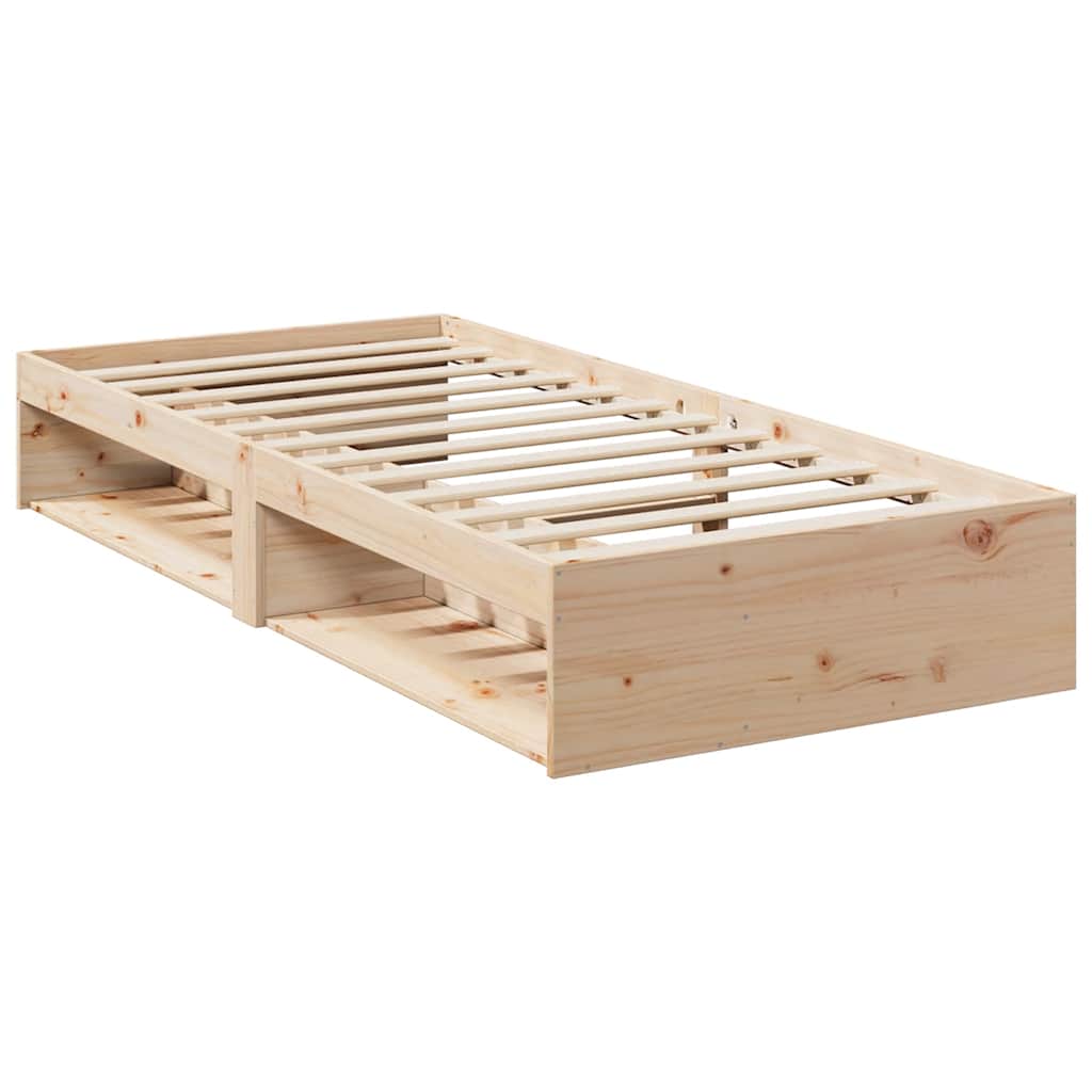 vidaXL Day Bed without Mattress 90x200 cm Solid Wood Pine