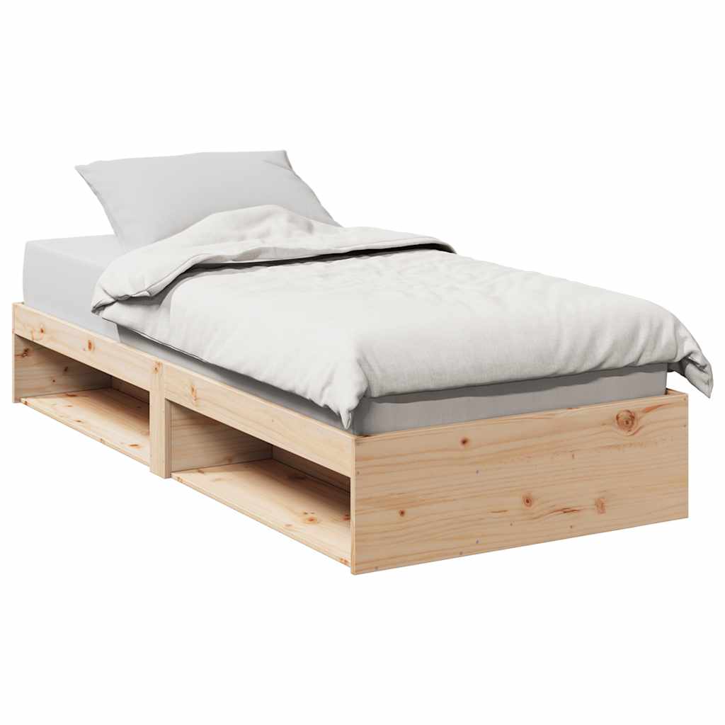 vidaXL Day Bed without Mattress 90x200 cm Solid Wood Pine