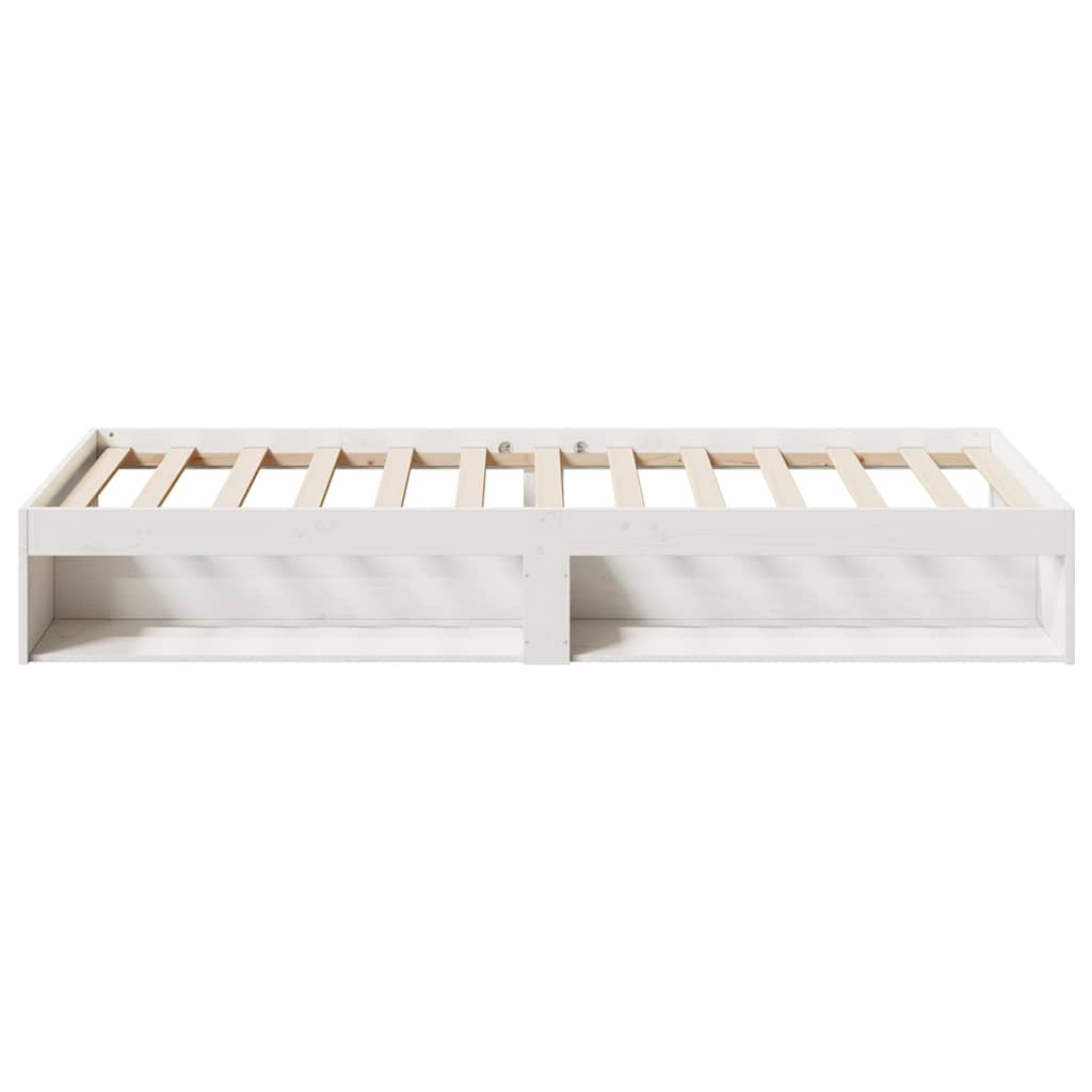vidaXL Day Bed without Mattress White 90x200 cm Solid Wood Pine