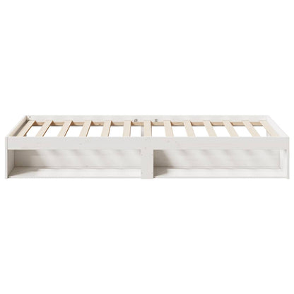 vidaXL Day Bed without Mattress White 80x200 cm Solid Wood Pine
