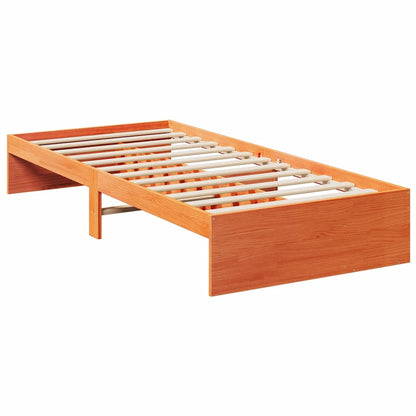 vidaXL Day Bed without Mattress Wax Brown 80x200 cm Solid Wood Pine