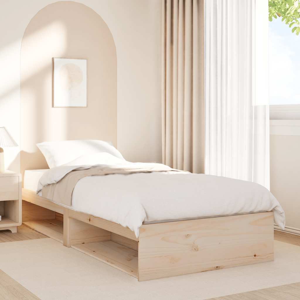 vidaXL Day Bed without Mattress 90x190 cm Solid Wood Pine