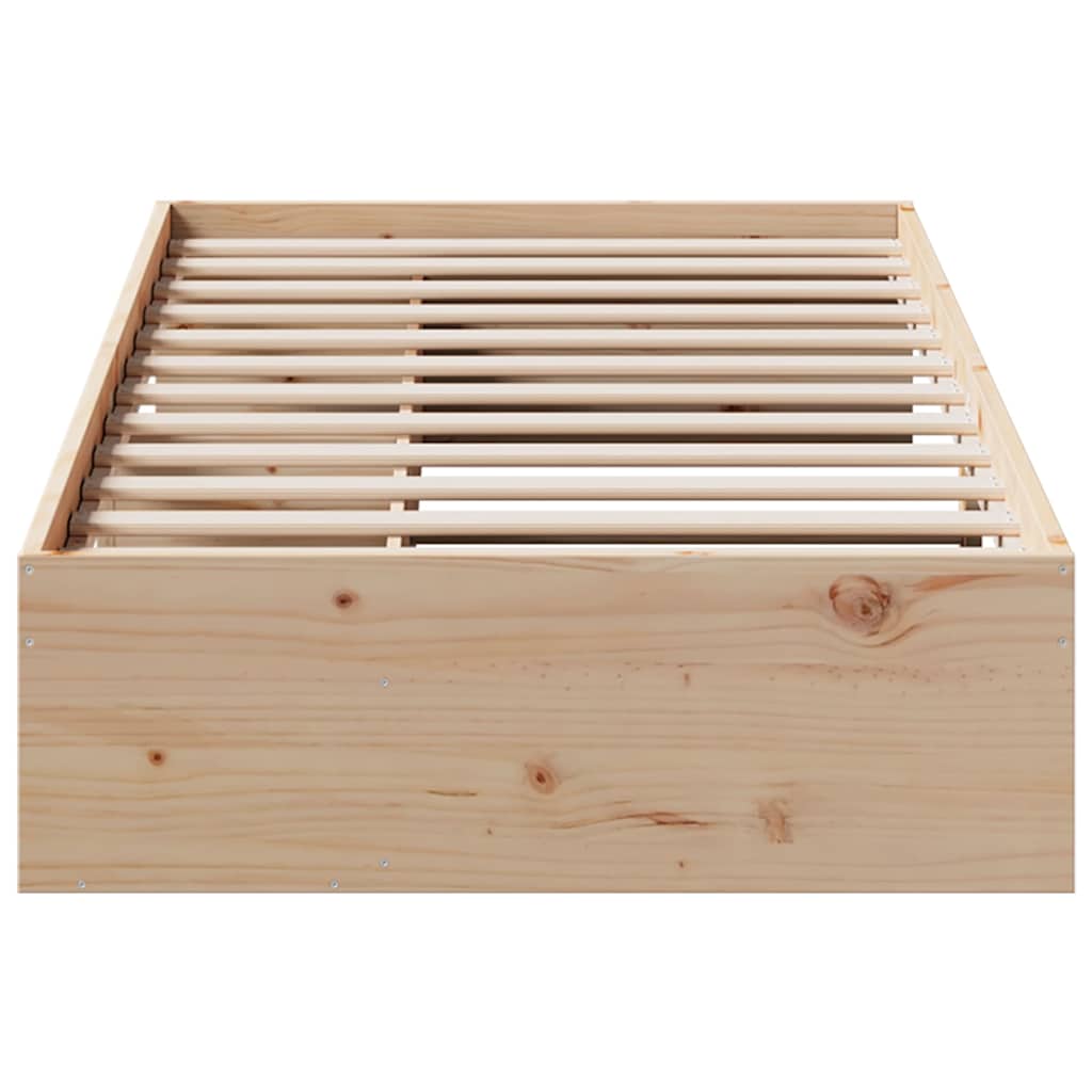 vidaXL Day Bed without Mattress 90x190 cm Solid Wood Pine
