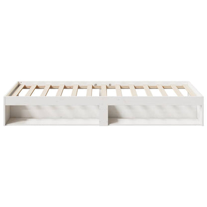 vidaXL Day Bed without Mattress White 75x190 cm Solid Wood Pine