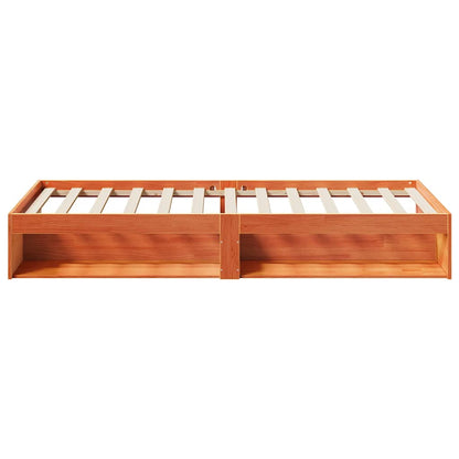 vidaXL Day Bed without Mattress Wax Brown 75x190 cm Solid Wood Pine
