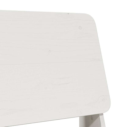 vidaXL Garden Chair | White | Solid Pine Wood | Standard | Durable